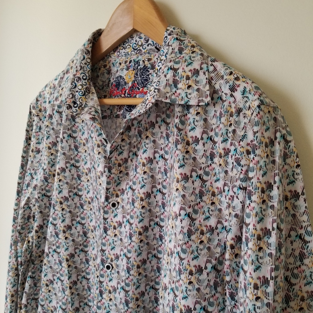 Robert Graham Givens Multicolor Print Button Down